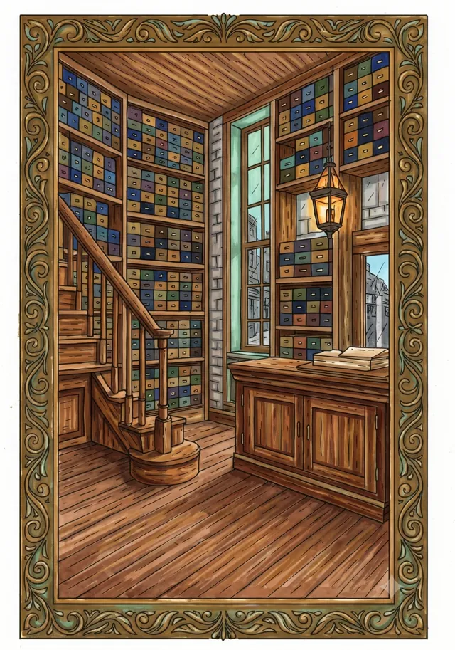 Ilustração 2 do livro, colorida como inspiração