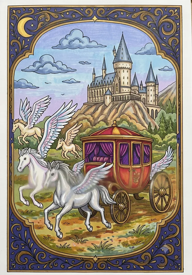 Ilustração 7 do livro, colorida como inspiração