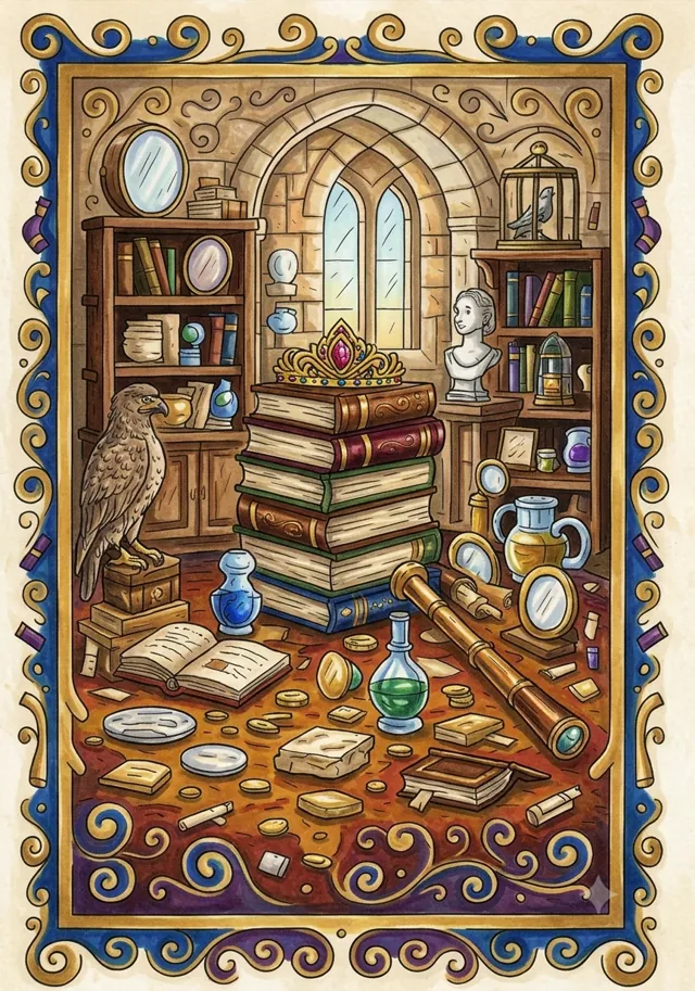 Ilustração 8 do livro, colorida como inspiração